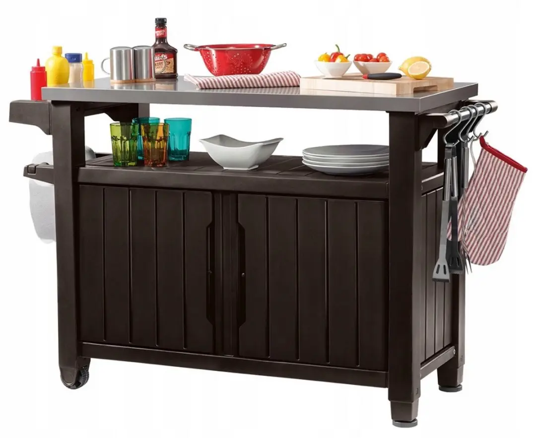 Keter Grilltafel Bar Tuinopslag 183L
