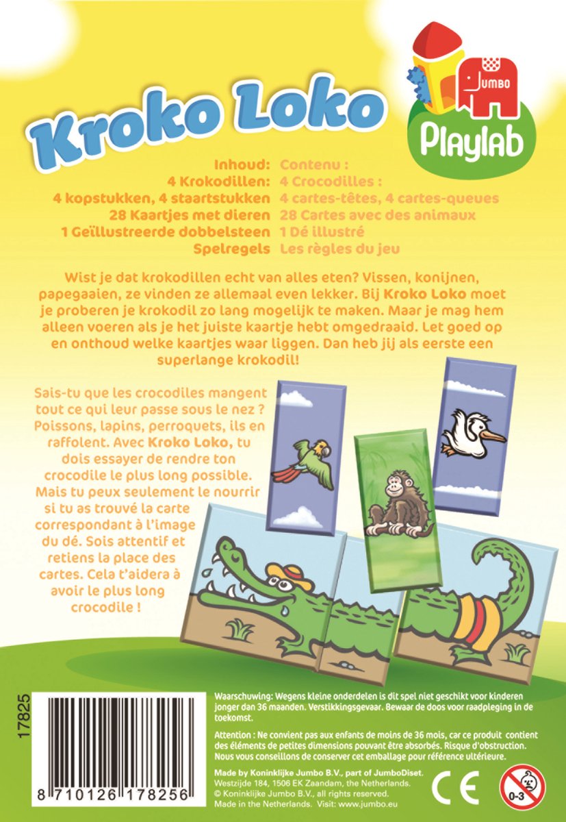 Jumbo - Kroko Loko- Nederlandstalig Kinderspel