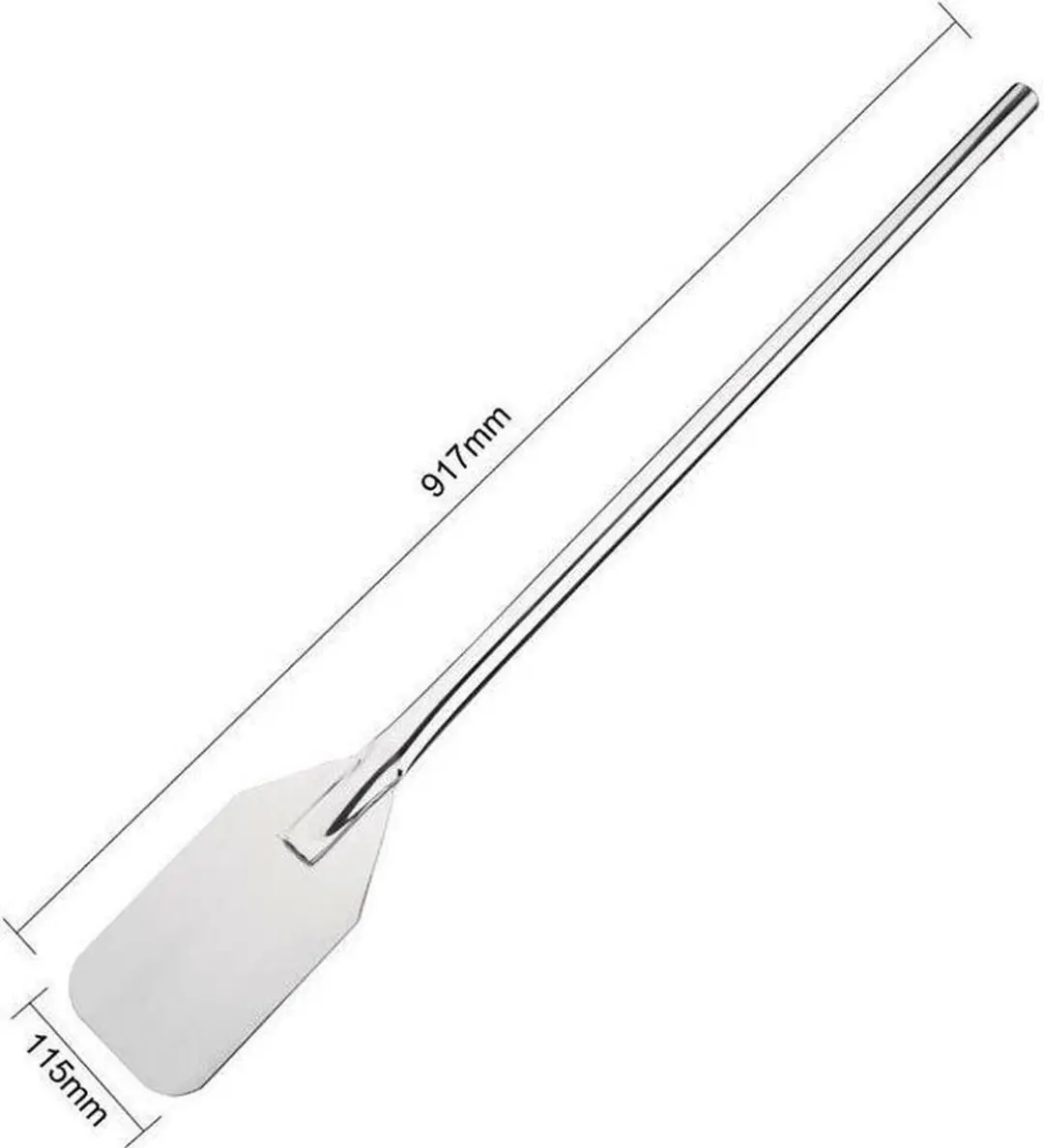Vogue DP019 Lange Roerspatel 91.5cm - Zilver
