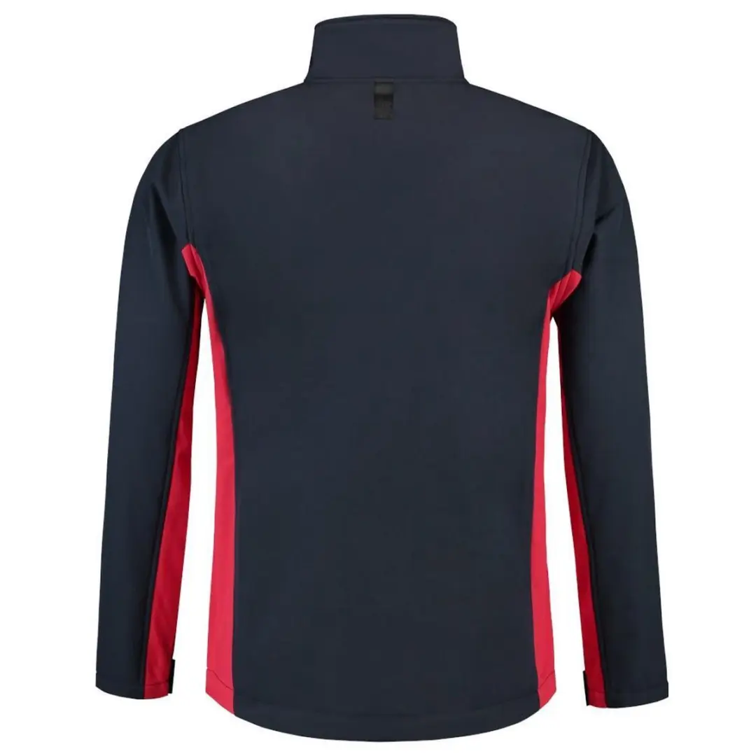 Tricorp Soft Shell Jack Bi-Color 402002 - Navy/Rood - 4XL