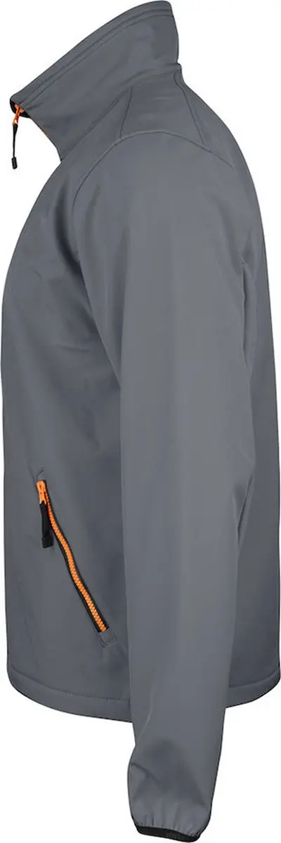 Jobman Softshell Jas Heren - Grijs - Maat S
