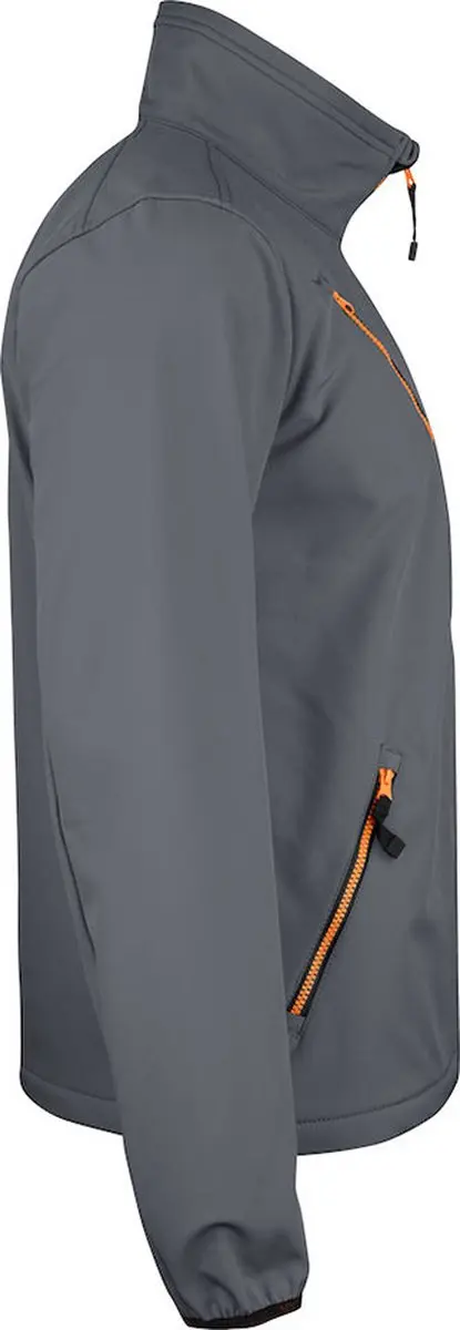 Jobman Softshell Jas Heren - Grijs - Maat S