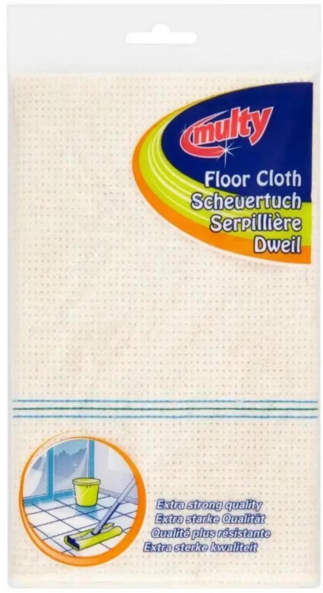 Multy Dweil Gestikt 48x60cm - Blauw