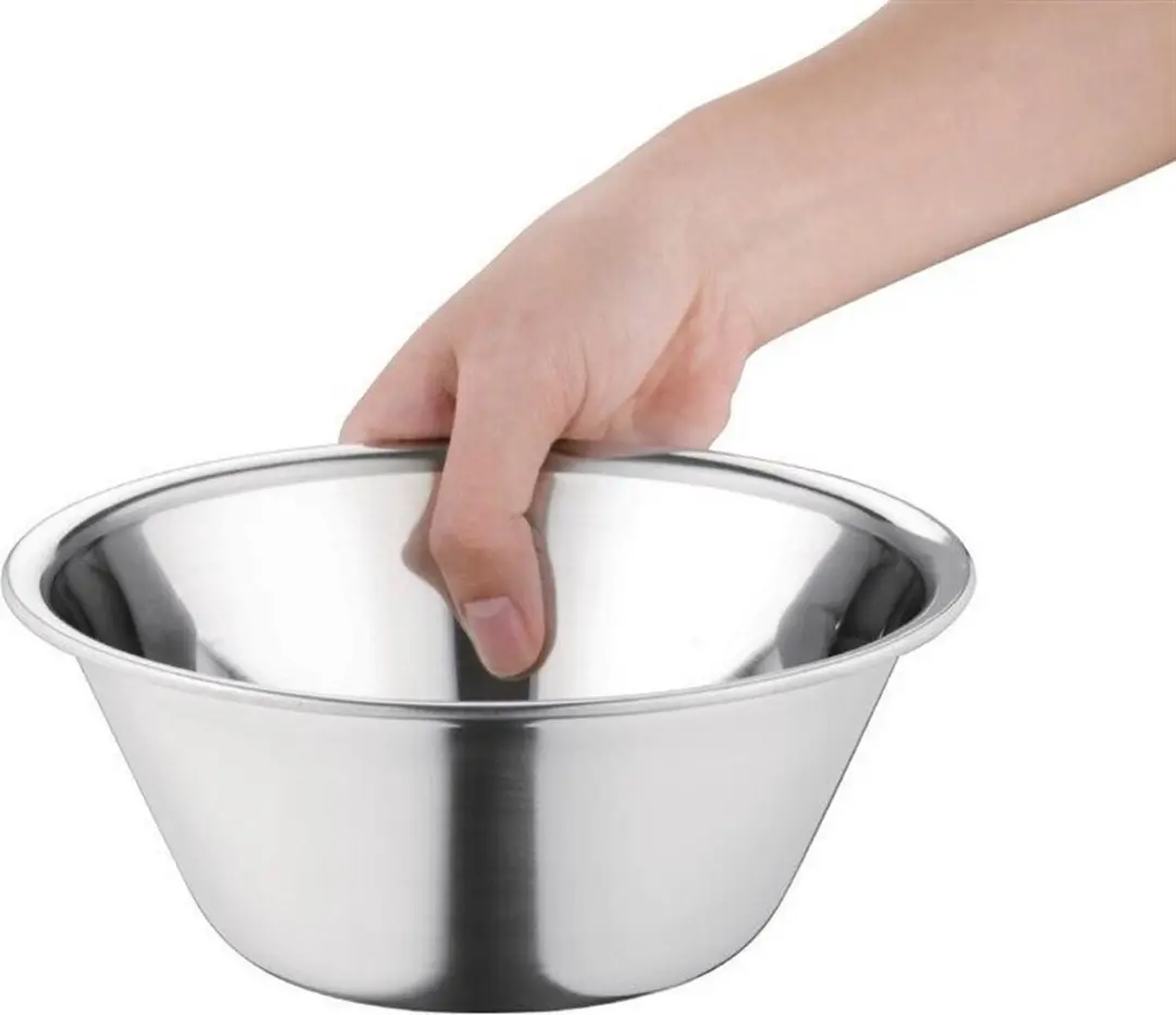 Vogue K531 RVS Beslagkom 1 Liter - Grijs