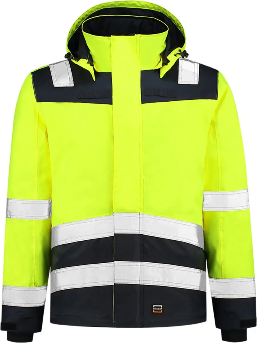 Tricorp Midi Parka High Vis Bicolor 403023 - Geel/Ink - L