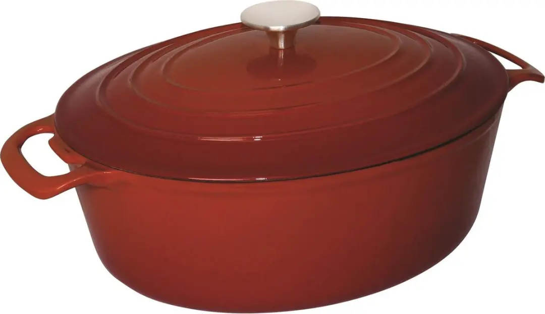 Vogue Ovale Braadpan 6L - Rood