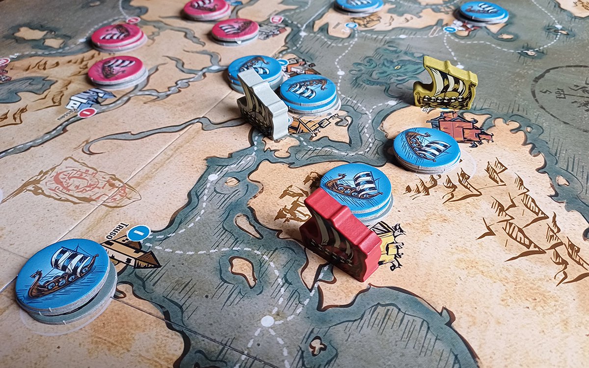 Tactic Edge of the World – Bordspel – Episch Vikings Avontuur – Handel en Verovering – Vikings Tales Serie – 3 tot 4 Spelers – Vanaf 12 Jaar