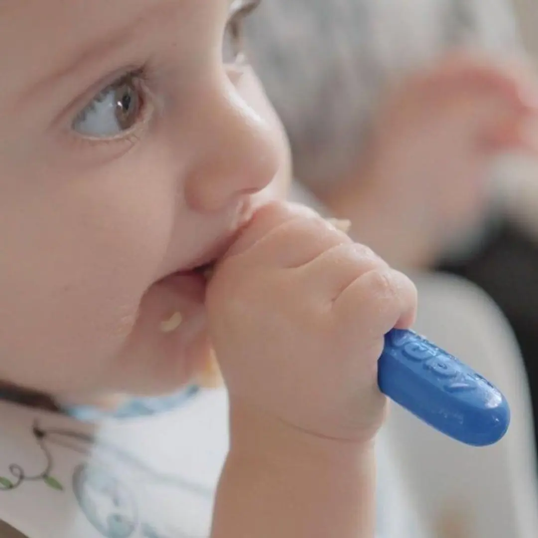 Nûby Baby First Spoons Set - 3 Stuks - Siliconen - 6+ Maanden