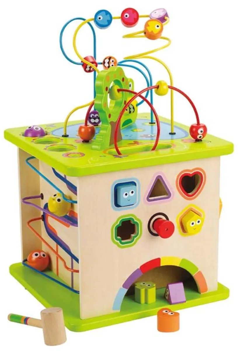 Hape Kleine Diertjes Speelkubus 407803 - Veelkleurig