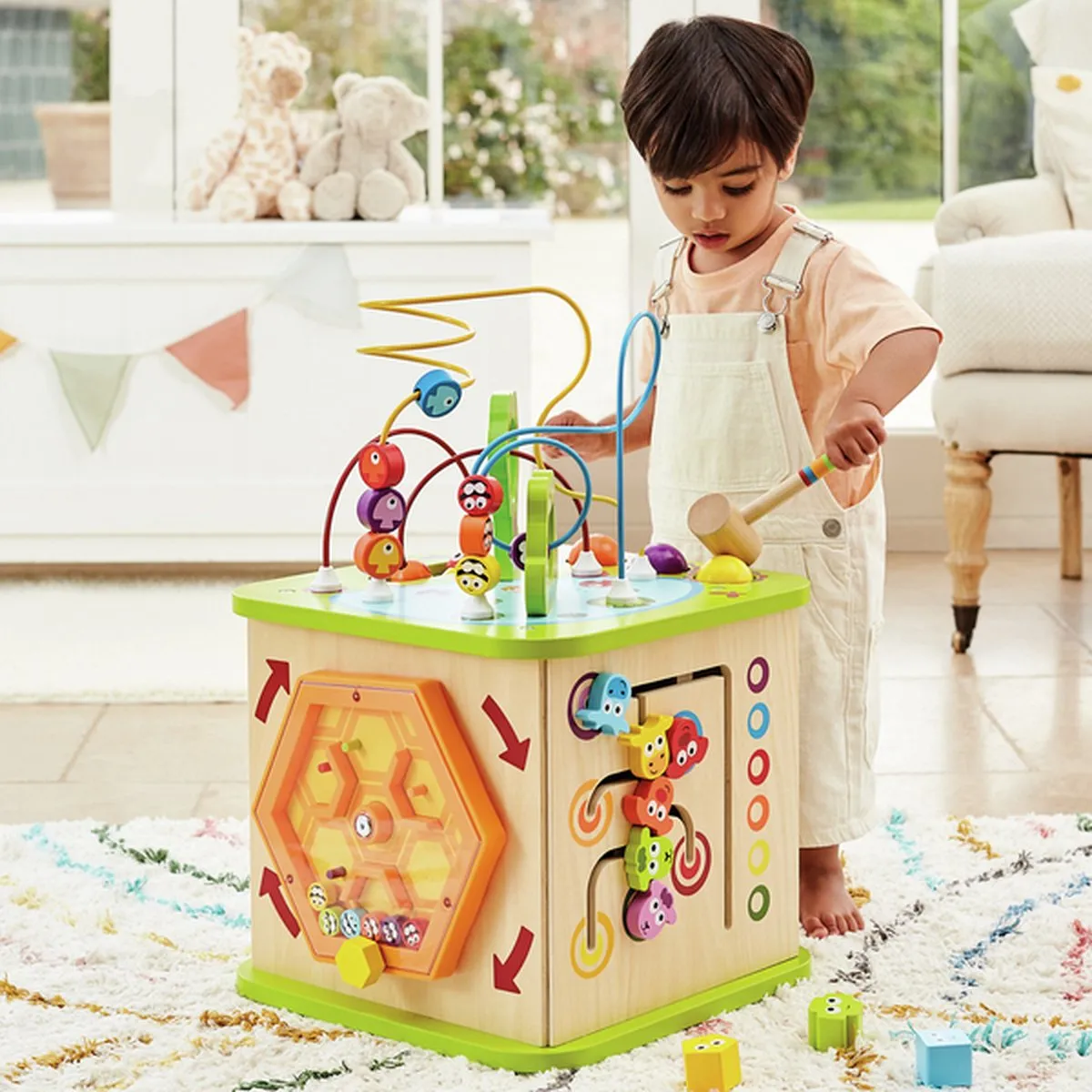 Hape Kleine Diertjes Speelkubus 407803 - Veelkleurig