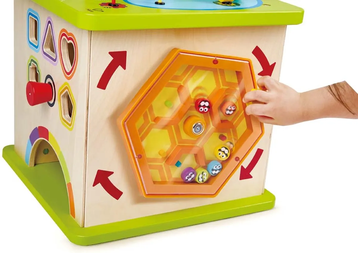 Hape Kleine Diertjes Speelkubus 407803 - Veelkleurig