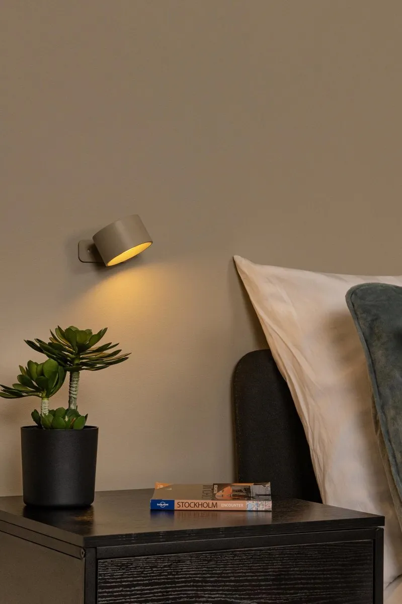 Lucide JOLAN Oplaadbare LED Bureaulamp - 3,5W 2700K/5700K - Taupe