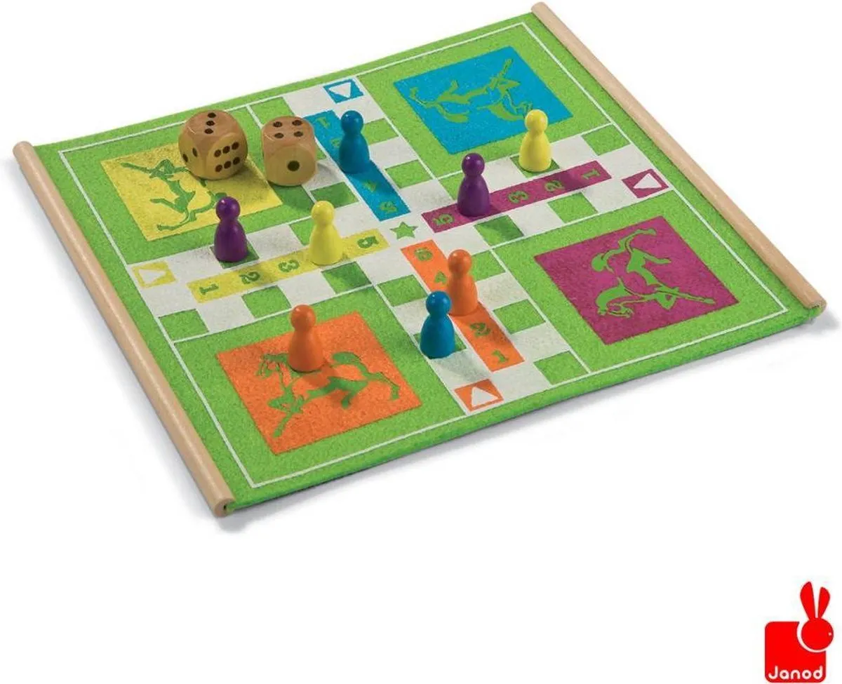 Janod - Ludo spel in koker
