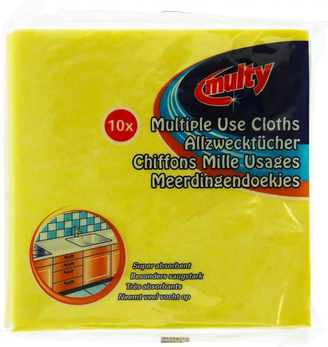 Multy Viscose Doekjes - 10 Stuks
