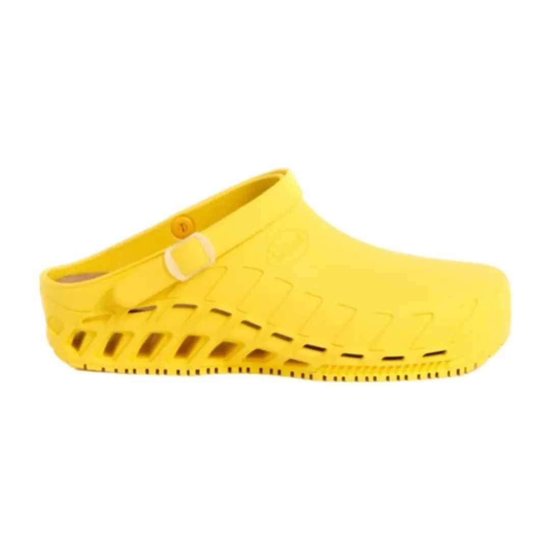 Scholl Unisex Evo Yellow Klompen