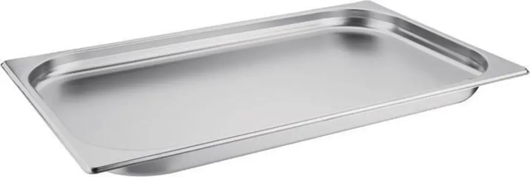 Vogue RVS GN 1/1 Bak 65mm - 9L - Zilver