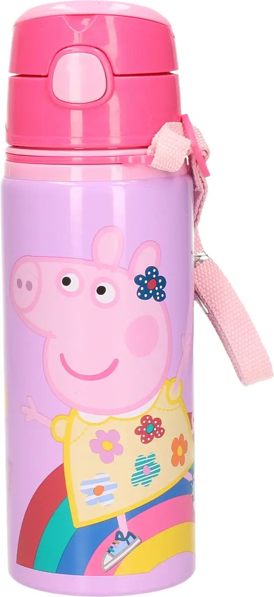Peppa Pig Drinkfles Roze 600ml