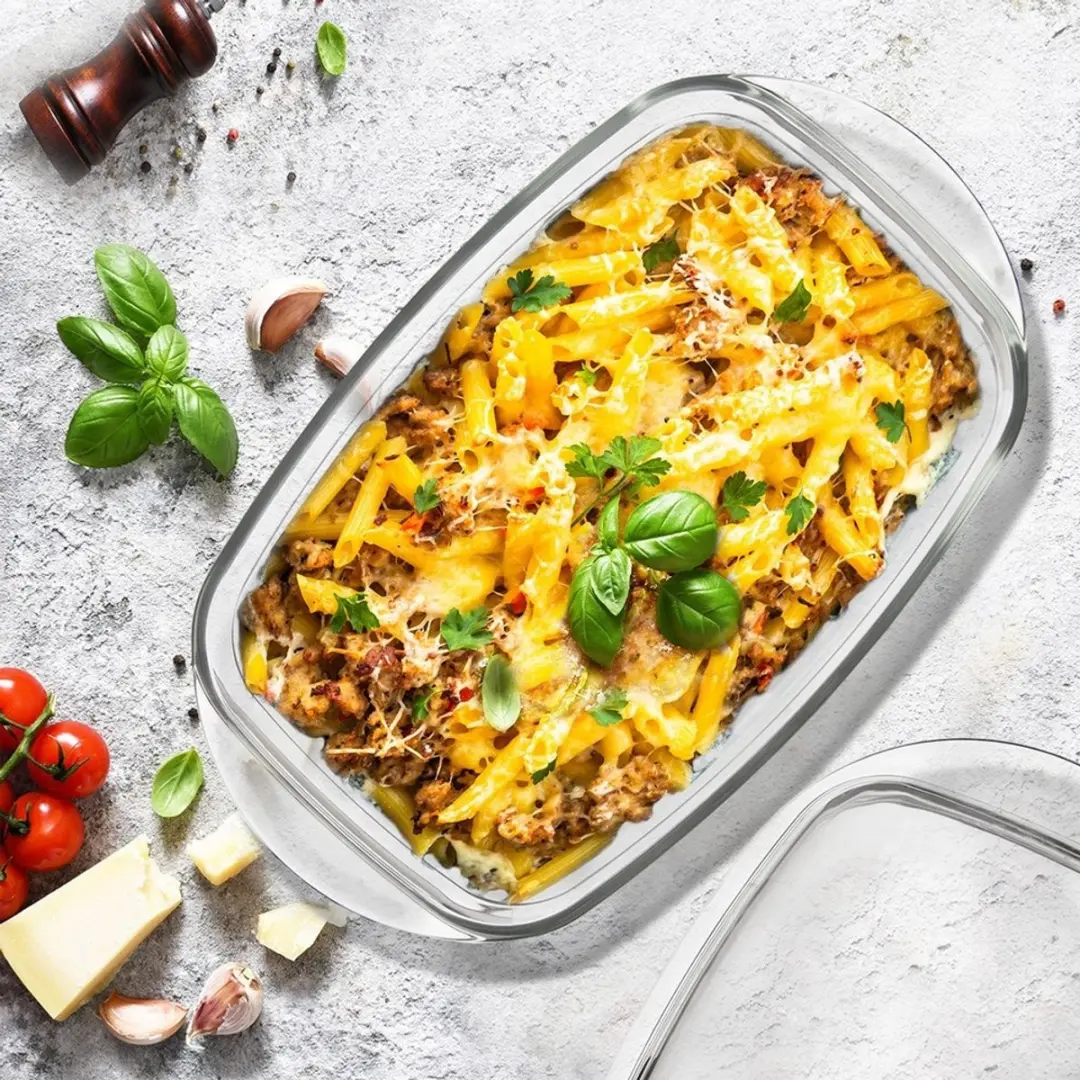 Orion Ovenschaal Borosilicaatglas 2,9L - 2 Stuks - afbeelding 6 van 6