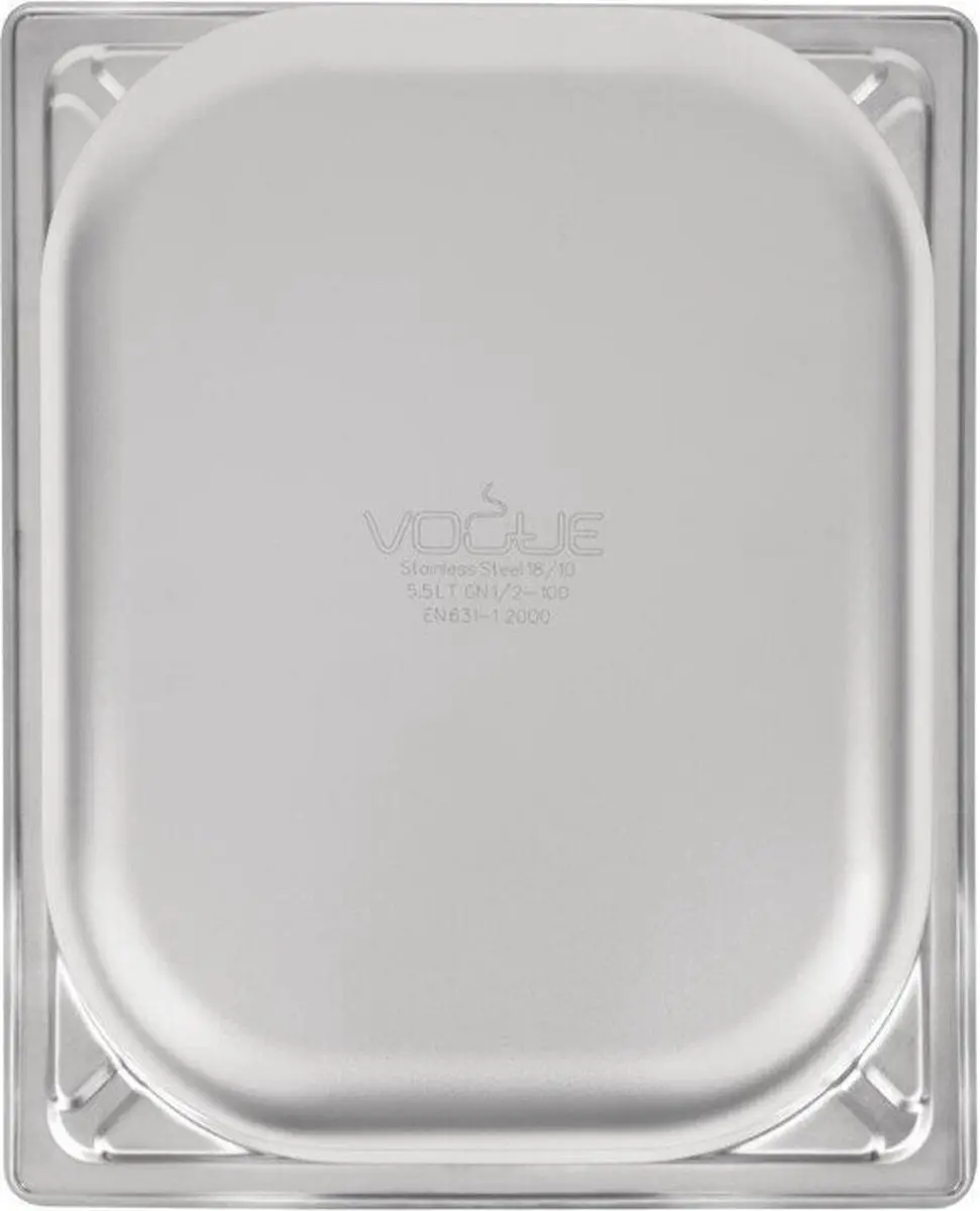 Vogue RVS GN 1/2 Bak 100mm - Grijs - afbeelding 6 van 6