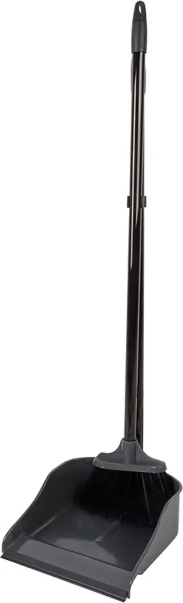 Talen Tools Stoffer & Blik met steel - Zwart