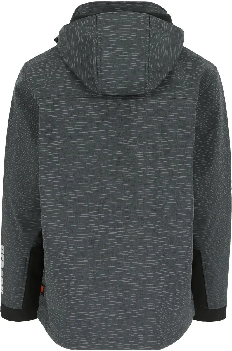 Herock Walder Reflecterende Softshelljas - Antraciet/Zwart S