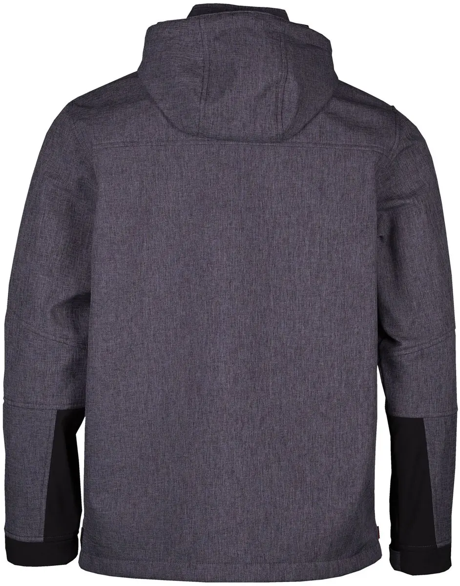 Herock Walder Reflecterende Softshelljas - Antraciet/Zwart S