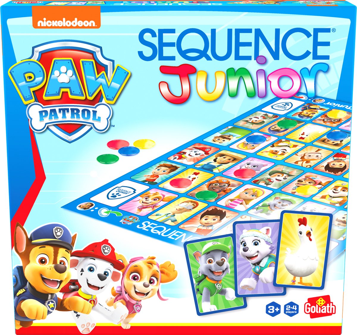 Goliath Sequence Paw Patrol - Bordspel - Kinderspel - Speel Sequence met jouw favoriete Paw Patrol helden!