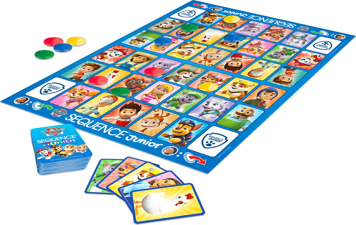 Goliath Sequence Paw Patrol - Bordspel - Kinderspel - Speel Sequence met jouw favoriete Paw Patrol helden!