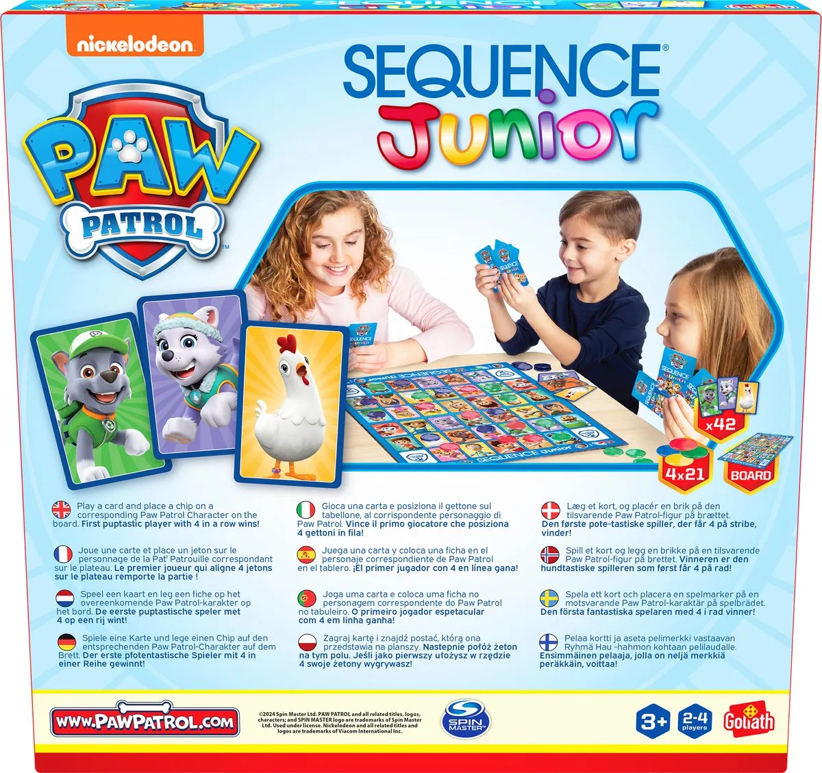 Goliath Sequence Paw Patrol 932016 Bordspel - 2-4 Spelers