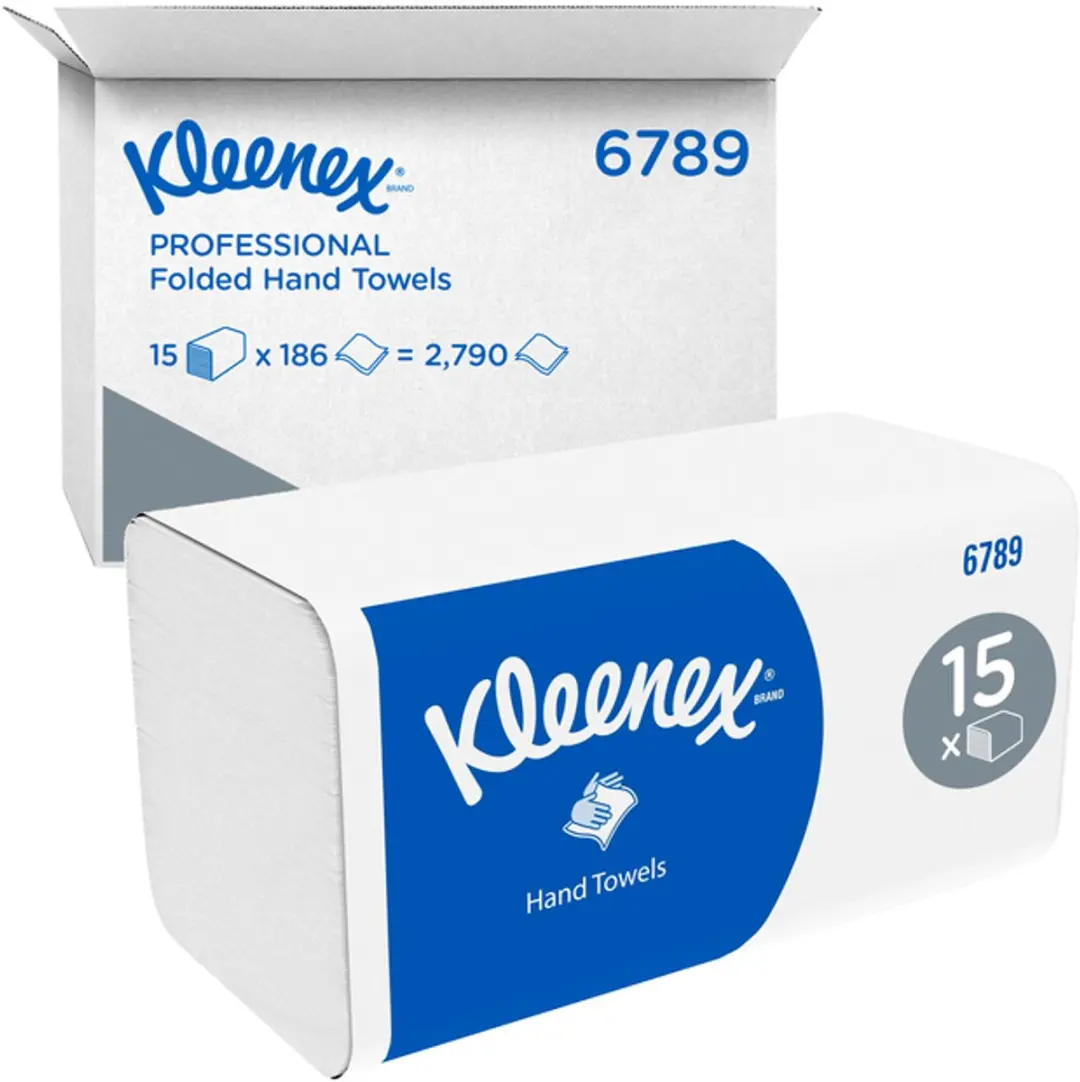 Kleenex Extra Kleine Papieren Handdoeken Interfold 2-laags Wit