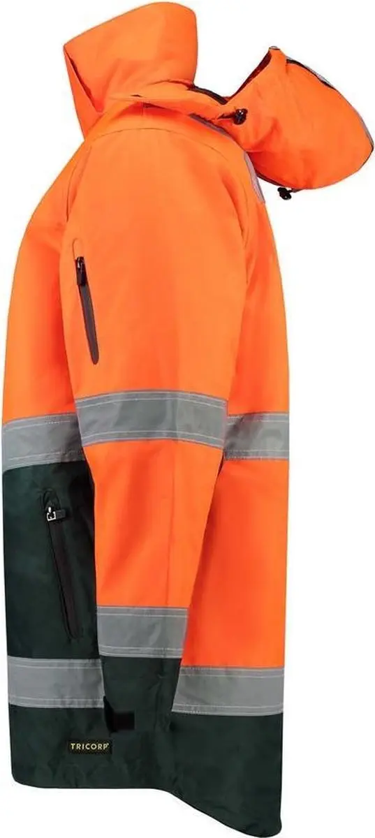 Tricorp Parka ISO 20471 Bicolor Fluor Oranje-Groen XXL