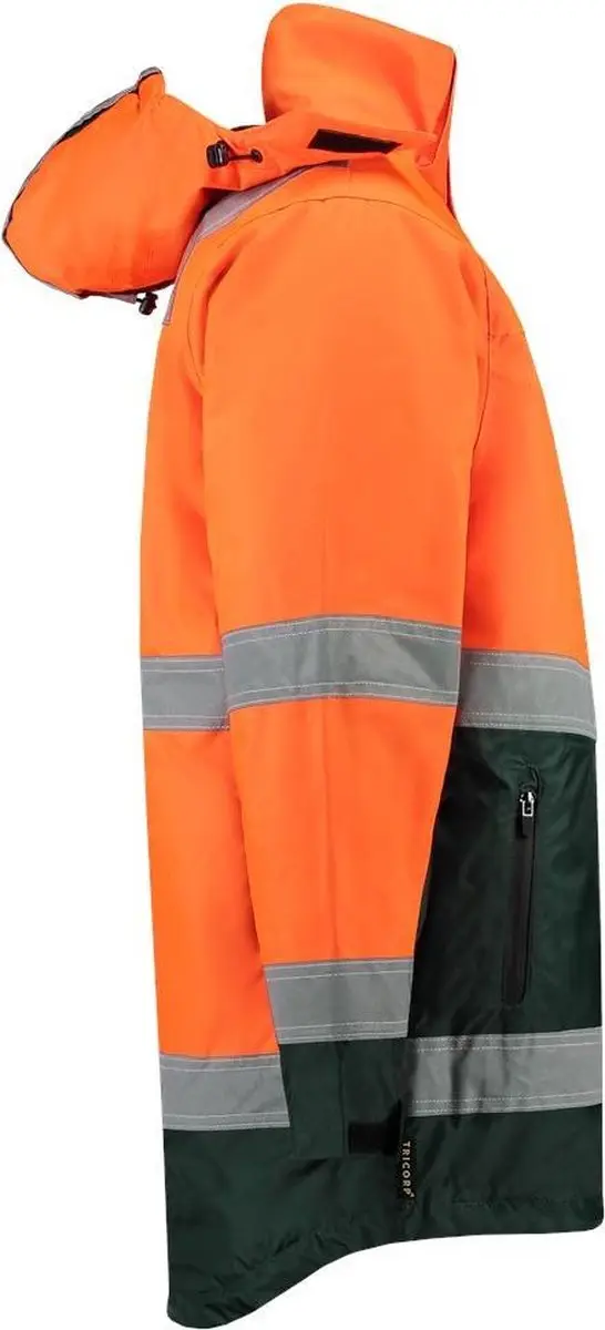 Tricorp Parka ISO 20471 Bicolor Fluor Oranje-Groen XXL