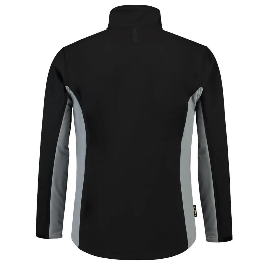 Tricorp Soft Shell Jack Bi-Color 7XL - Zwart/Grijs