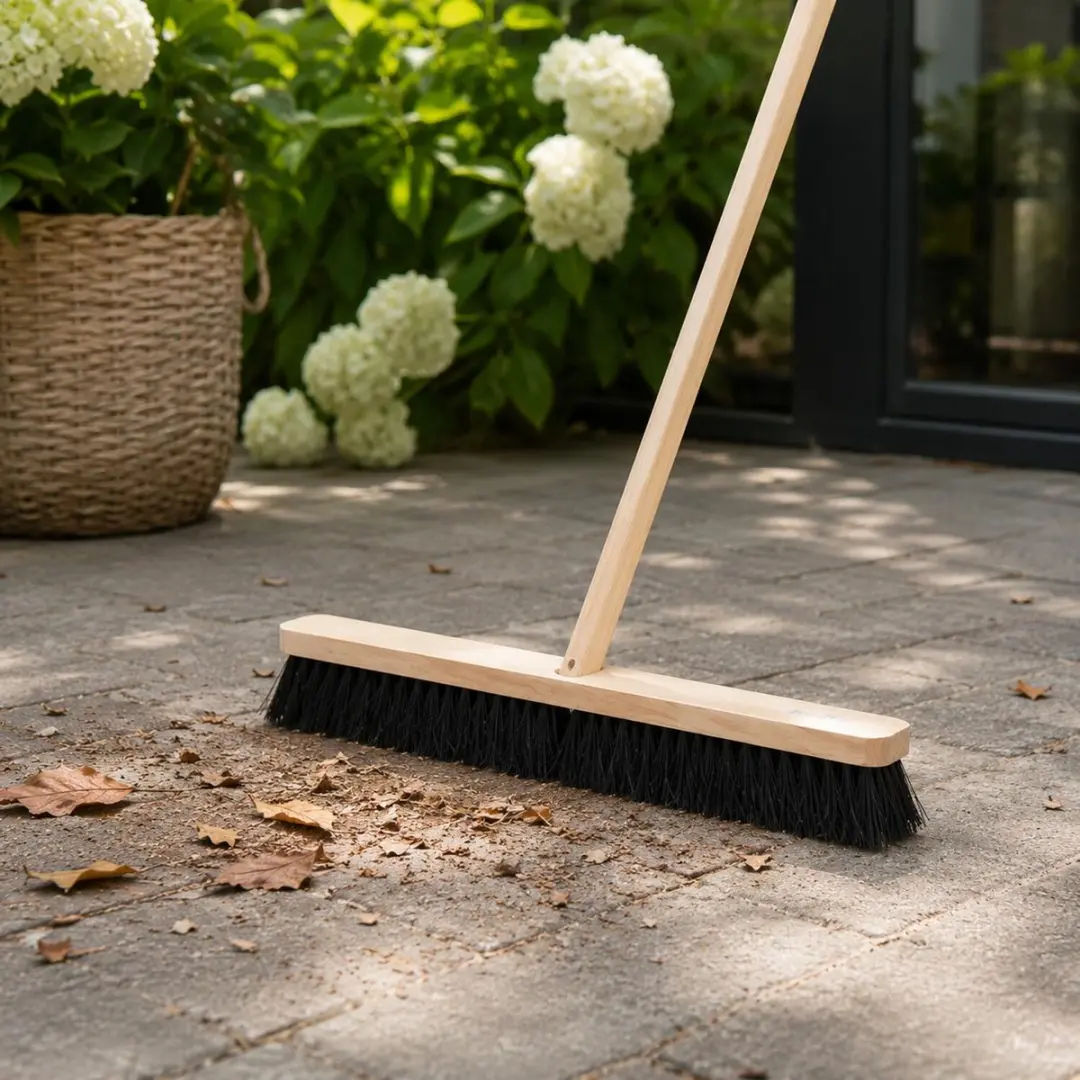 Talen Tools Straatbezem Natuurvezels 60cm - Bruin