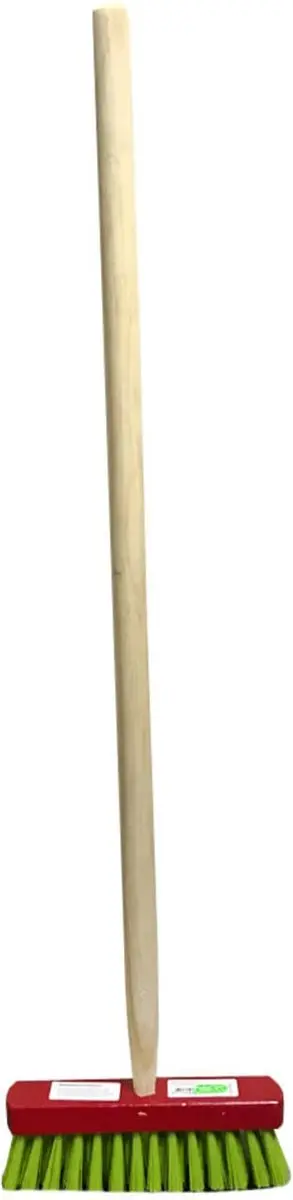 Talen Tools Kinderbezem - Rood/Groen - 80 cm