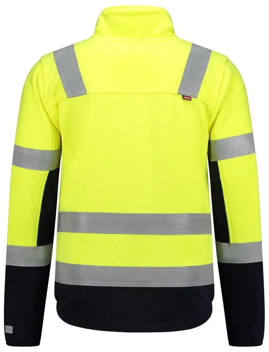 Tricorp Fleecejack Multinorm Bicolor 403013 - Geel/Ink - L