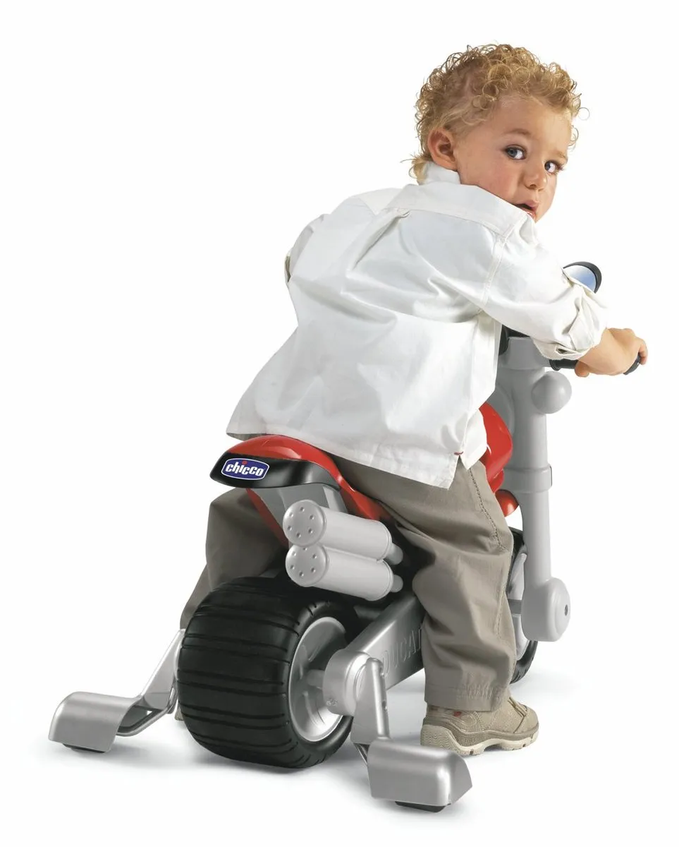Chicco Ducati Loopmotor - 4 Wielen Rood 5 Inch