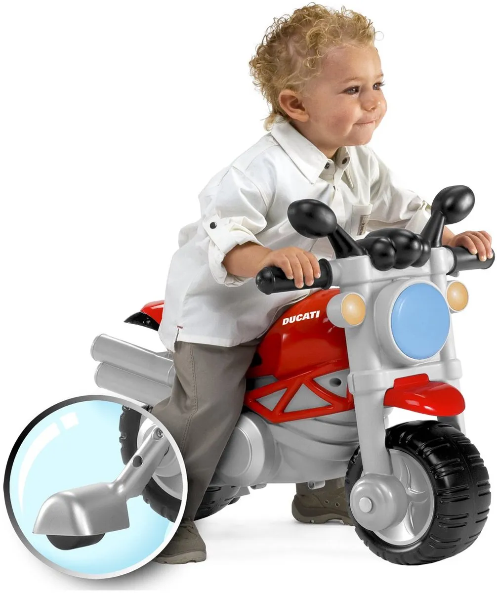 Chicco Ducati Loopmotor - 4 Wielen Rood 5 Inch