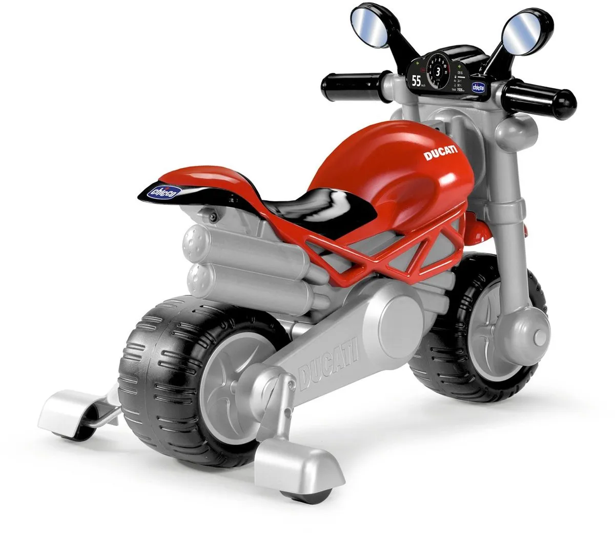 Chicco Ducati Loopmotor - 4 Wielen Rood 5 Inch