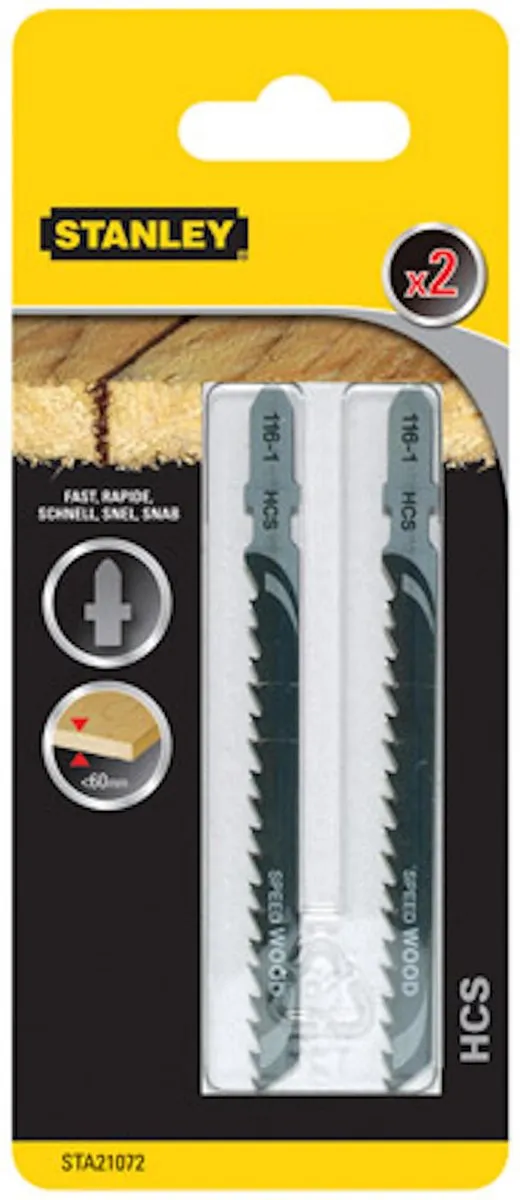 Stanley STA21072-XJ T-schacht Decoupeerzaagblad