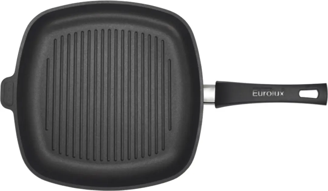 Eurolux Grillpan 28x28cm Inductie - Zwart