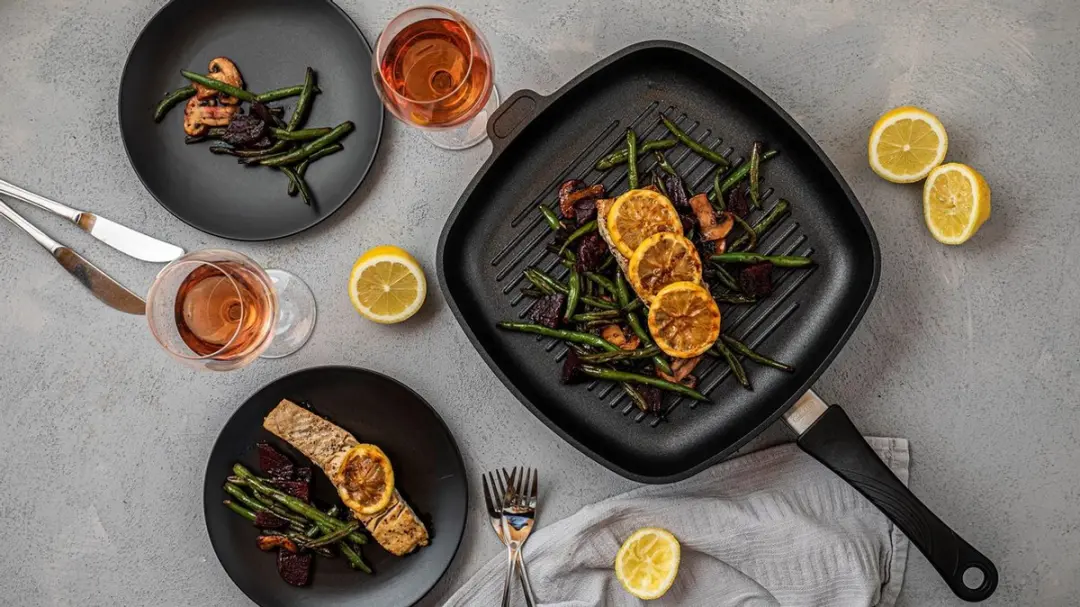 Eurolux Grillpan 28x28cm Inductie - Zwart