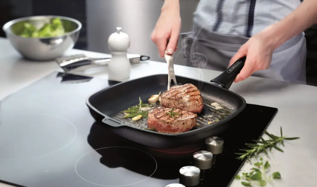 Eurolux Grillpan 28x28cm Inductie - Zwart