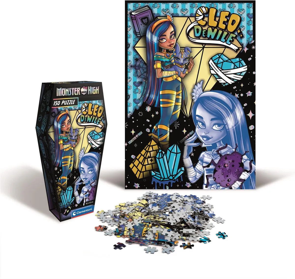 Clementoni Monster High Coffin Pack Cleo Puzzel 150 Stukjes - Multicolor