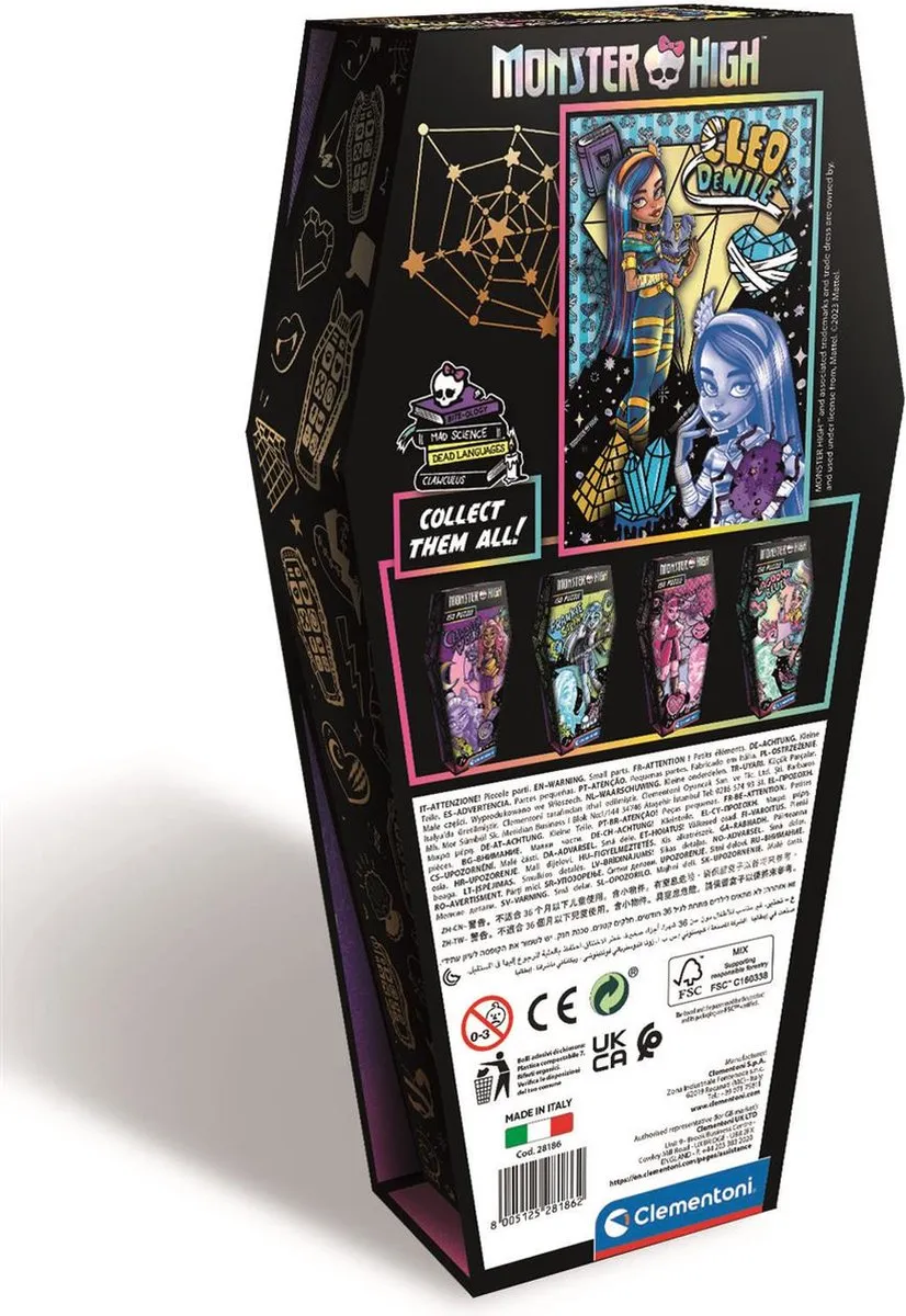 Clementoni Monster High Coffin Pack Cleo Puzzel 150 Stukjes - Multicolor