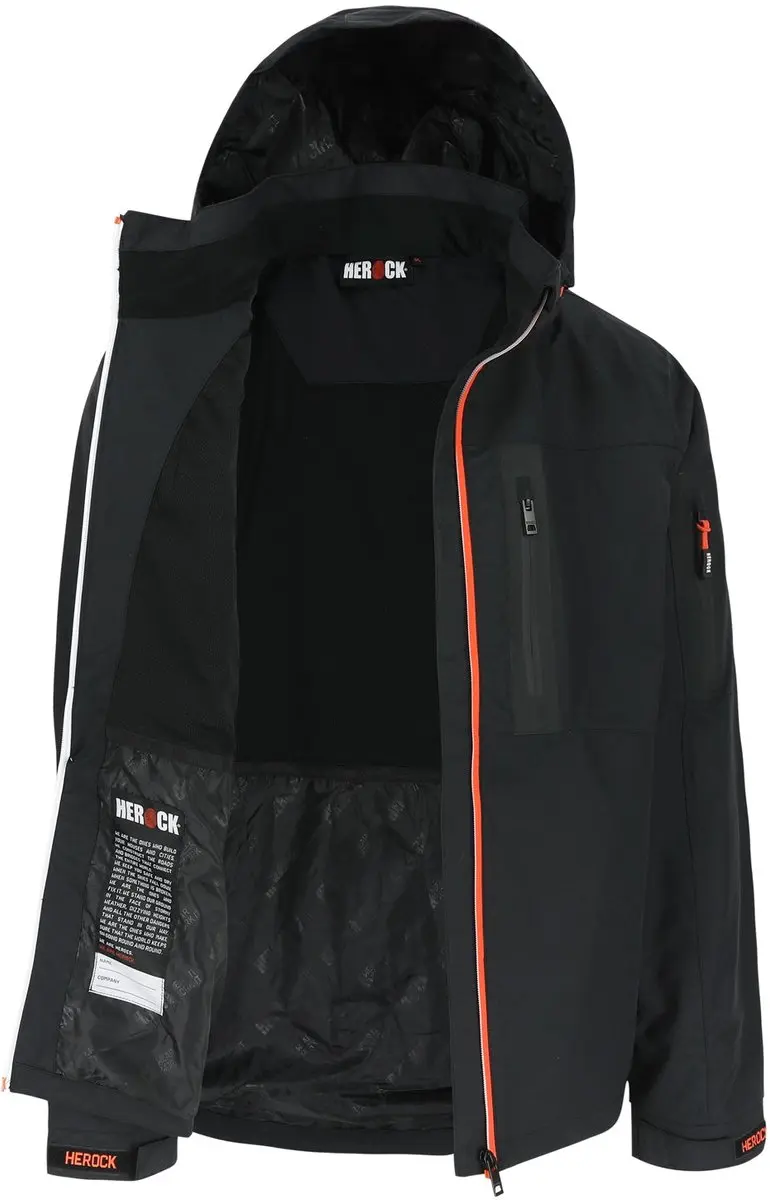 Herock Aspen Regenjack Experts 1902 - L - Zwart