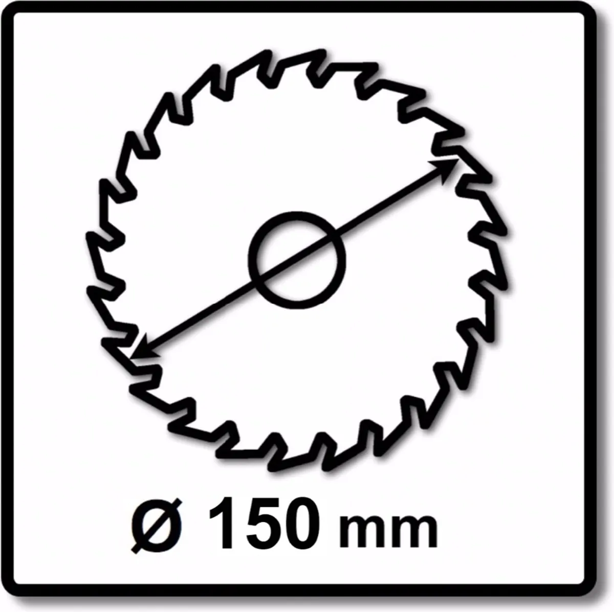 Makita MCCS15048E Zaagblad 150x20x1,1mm 48 Tanden - 2 Stuks - afbeelding 3 van 5