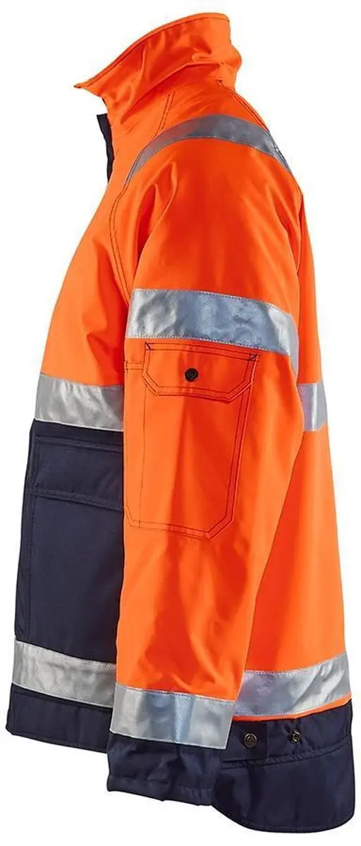 Blåkläder 4827-1977 Winterjas - High Vis Oranje/Marineblauw S