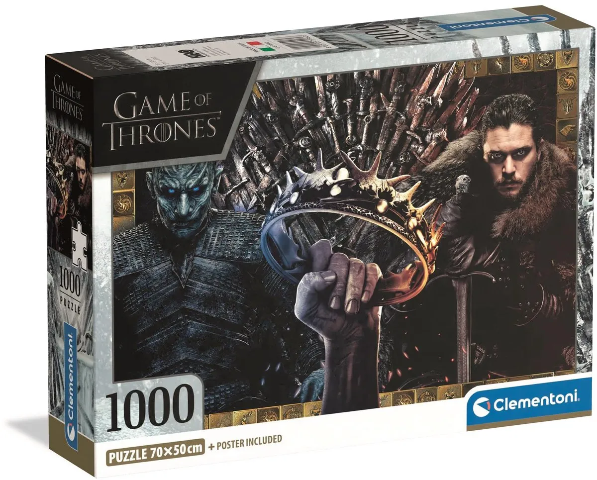Clementoni Game of Thrones Puzzel 1000 Stuks