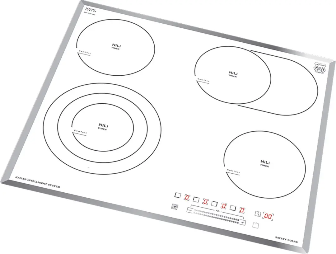 Kaiser KCT 6715 F W Inbouw Keramische Kookplaat - 4 Zones - Wit - afbeelding 6 van 6